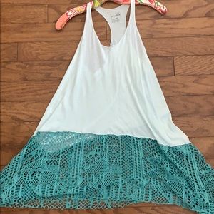 We the Free Tank Dress in Mint